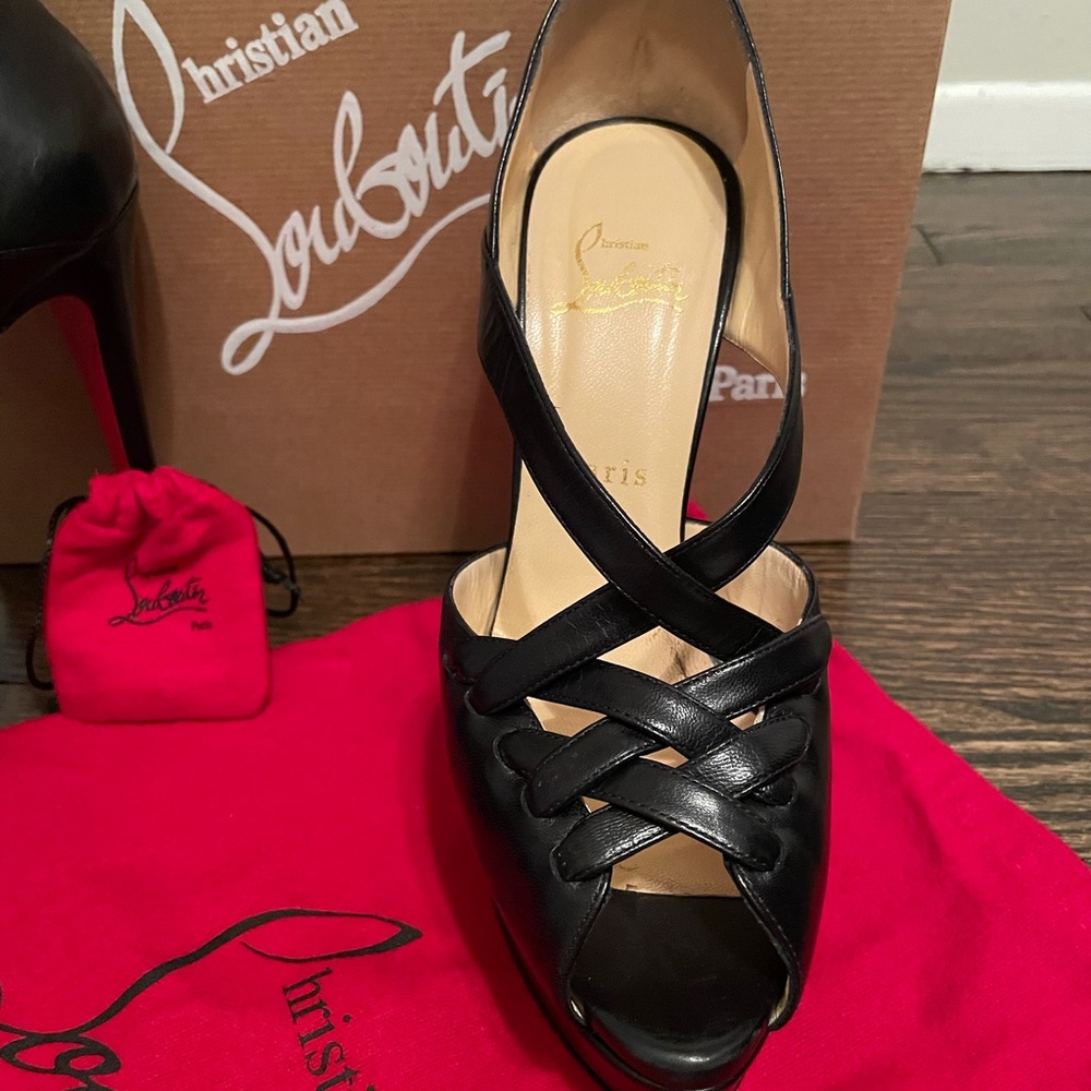 Christian Louboutin Lady Corset EU38.5 Black Heels
